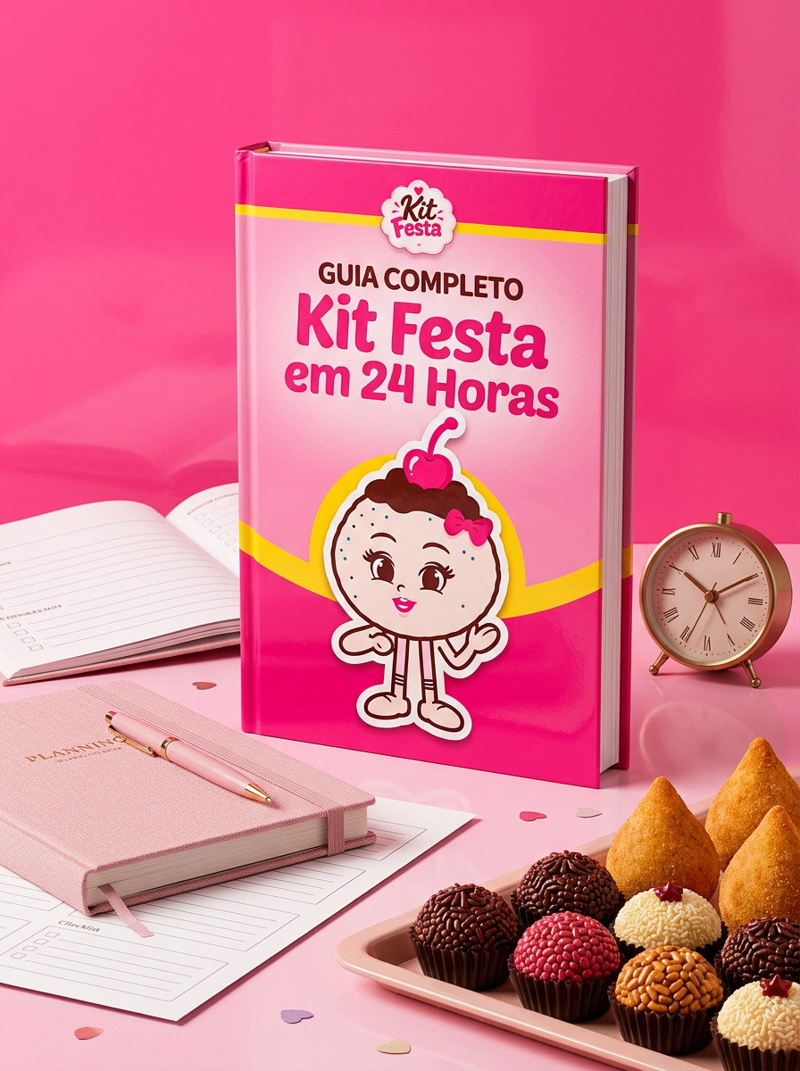 Capa ilustrativa do material Guia Completo: Kit Festa em 24 Horas